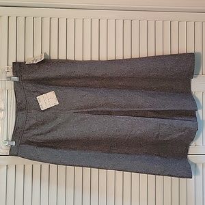 NWT Evan Picone Wool Blend Retro Midi Skirt Vintage size 16 (modern size 12-14)
